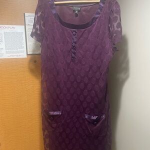Enfocus Studio Rich Purple Dress